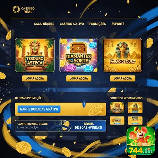 Promoções do cassino real da 744bet, atraindo jogadores com ótimas ofertas e bônus.