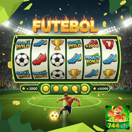 Imagem de jogo de futebol em slot, disponível no site 744bet.